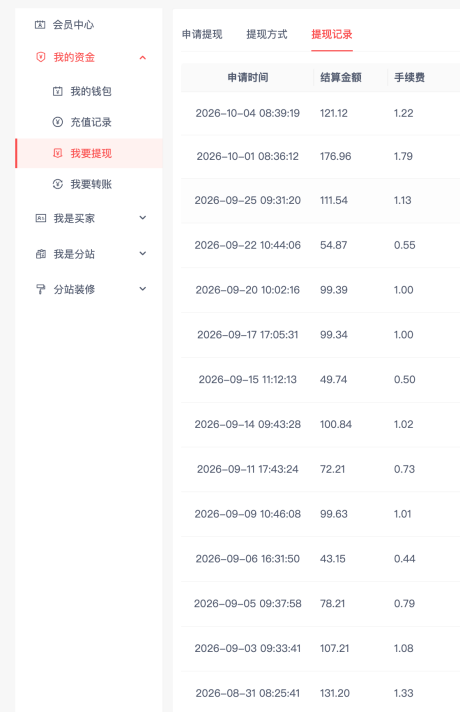 卡券导航站推广佣金与注册入口截图