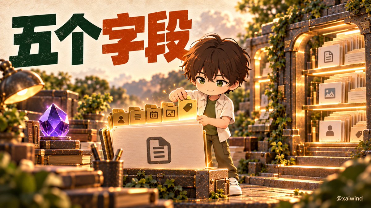 笔记开头的 frontmatter 属性区,含 title、tags 等字段