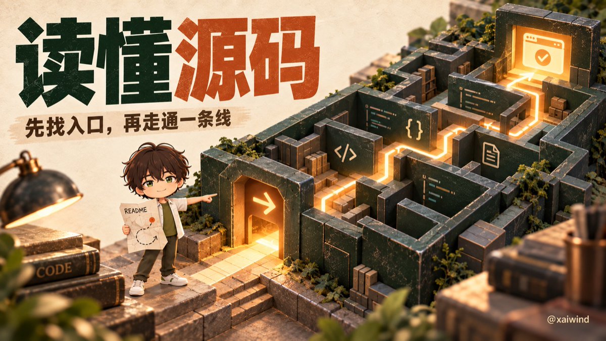 GitHub 仓库文件页面中阅读源码的界面截图