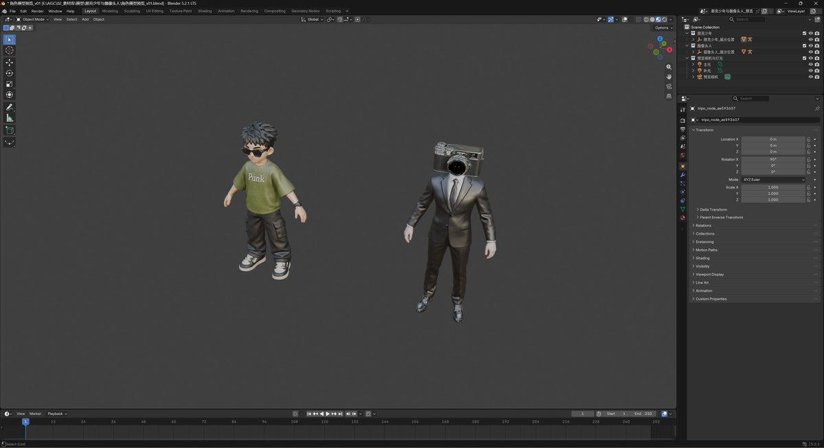 GPT 生成的单文件 3D 模型预览页效果