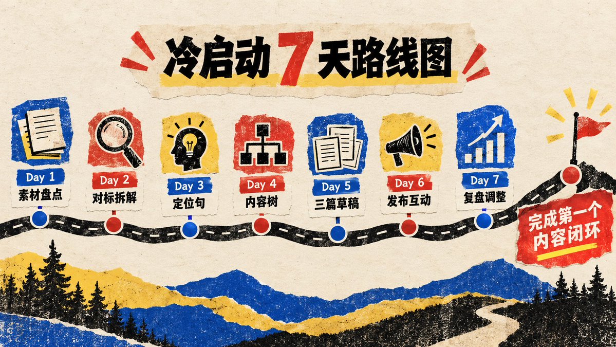 7 天内容闭环复盘记录表示例截图