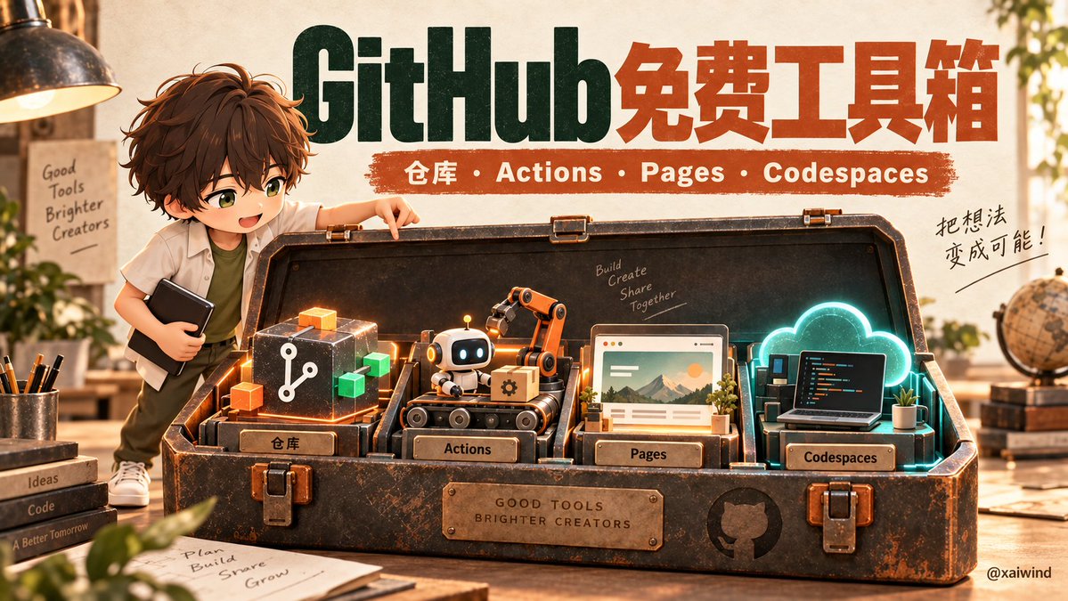 xaiwind 主页简历仓库 README 的展示效果