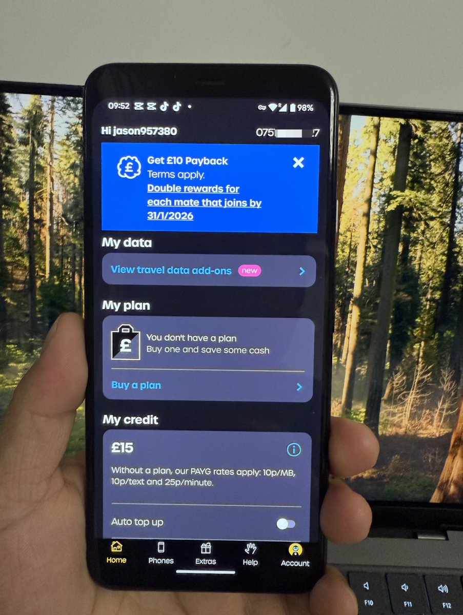 作者购买 Pixel 4 XL 使用 Giffgaff eSIM 的配图