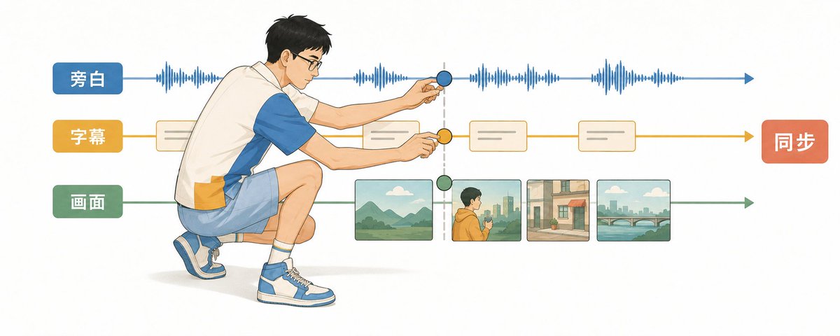 用 final.wav 建立字幕时间轴示意
