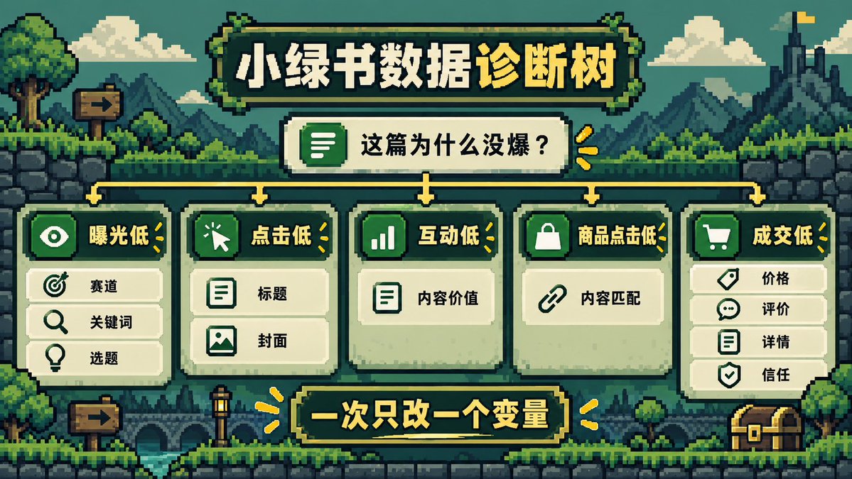 小绿书内容发布后逐篇记录的数据复盘表