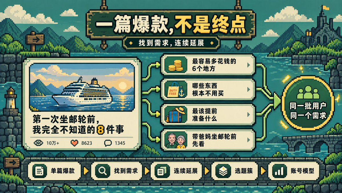 新账号第一轮的选题规划与发布复盘节奏