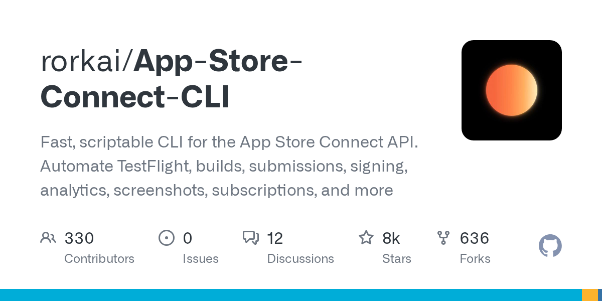 App Store Connect CLI 项目标识