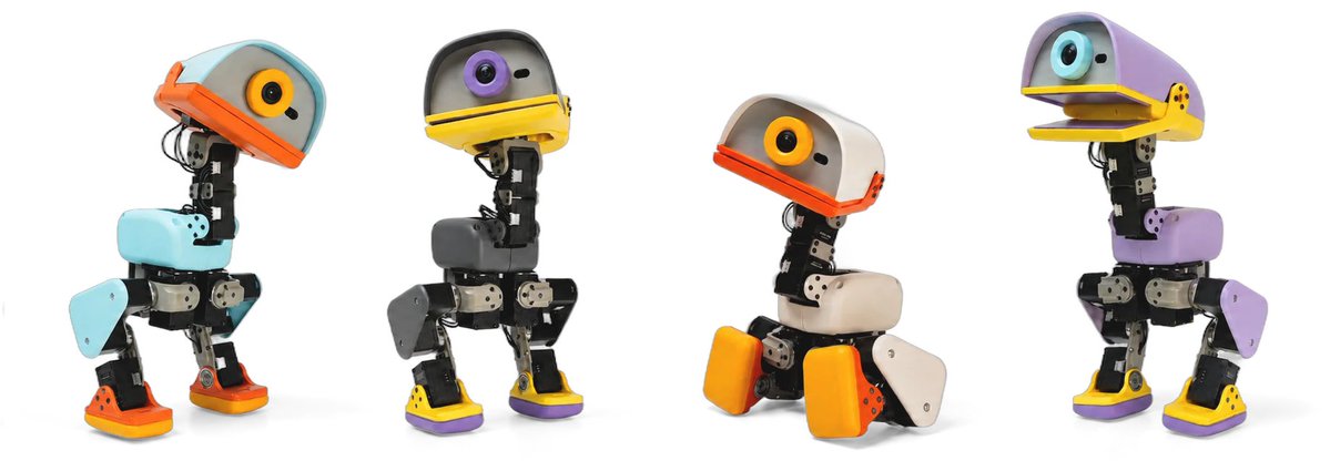 Microduck 双足机器人整机外观