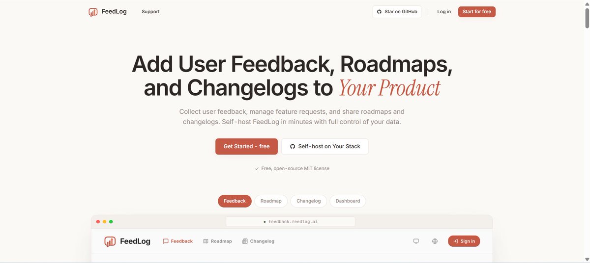 Feedlog 把用户反馈整理成工单的管理后台