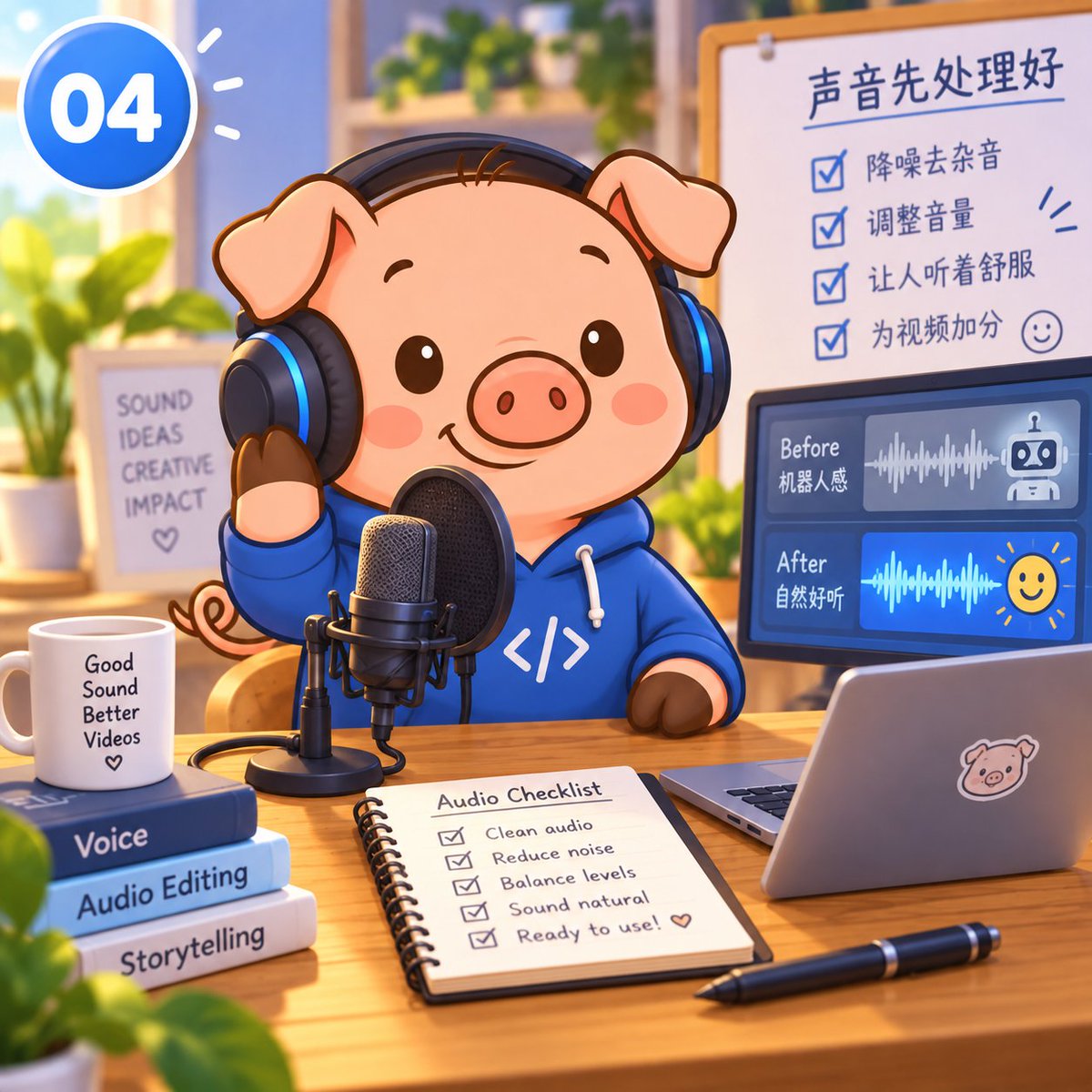 中文 TTS 音频试听与语速停顿调整界面