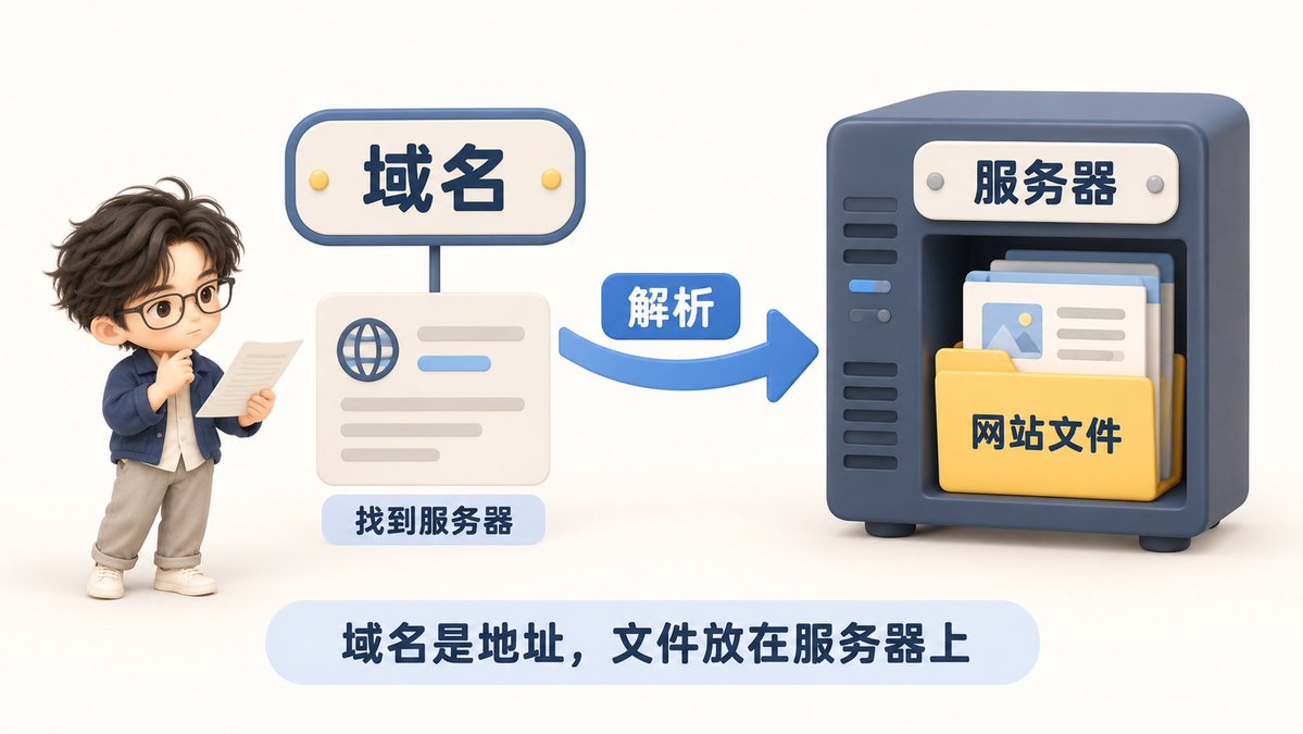 用 Codex 改造模板到域名访问的流程图
