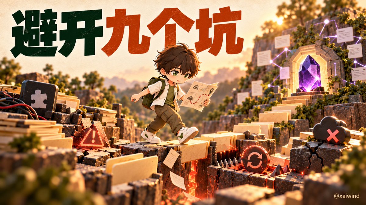 「常见坑」小节配图,对应下面九个坑的说明