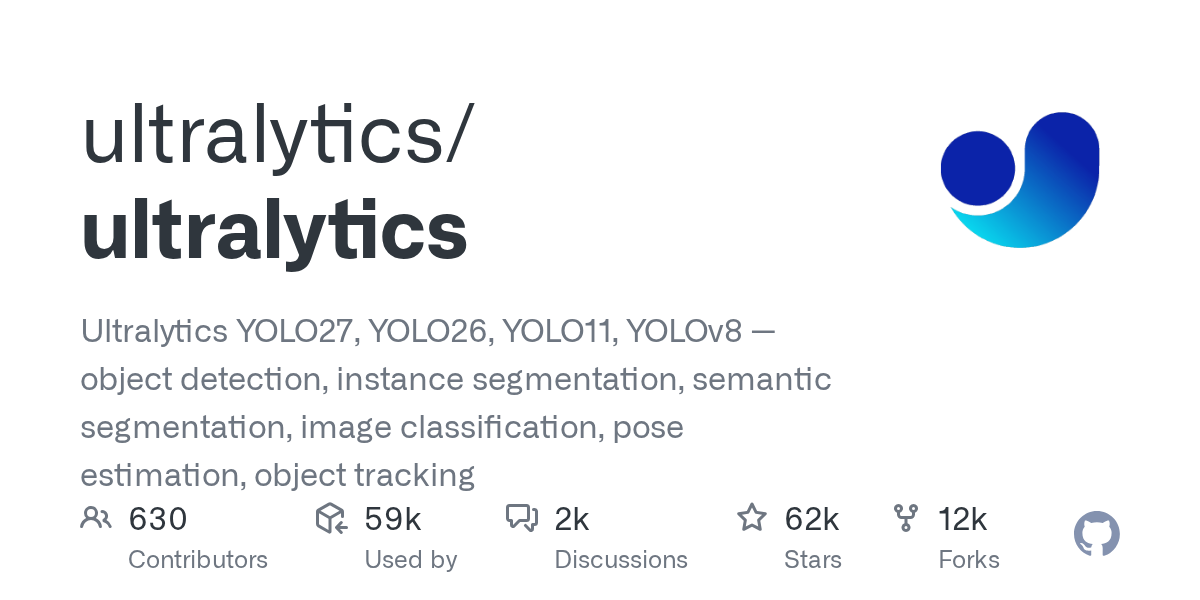 Ultralytics YOLO 项目封面图