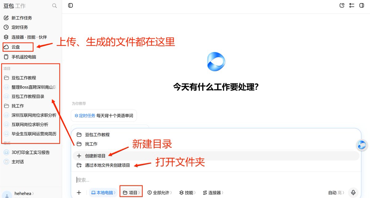 云盘与项目绑定本地文件夹后的文件管理界面