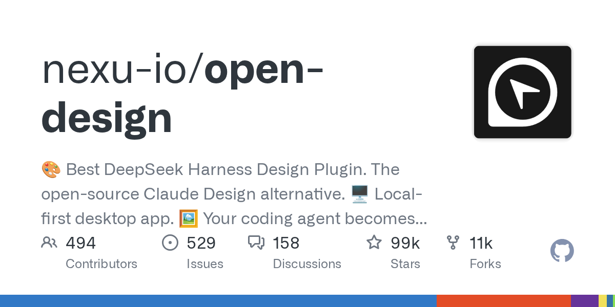 OpenDesign 协作设计 Agent 工作区的界面展示