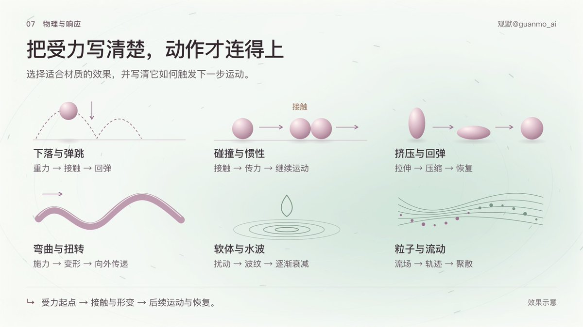 重力碰撞弹跳软体形变等物理规则演示