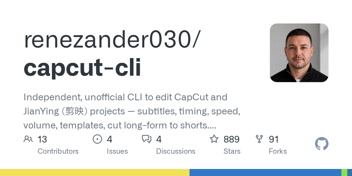capcut-cli 项目封面图