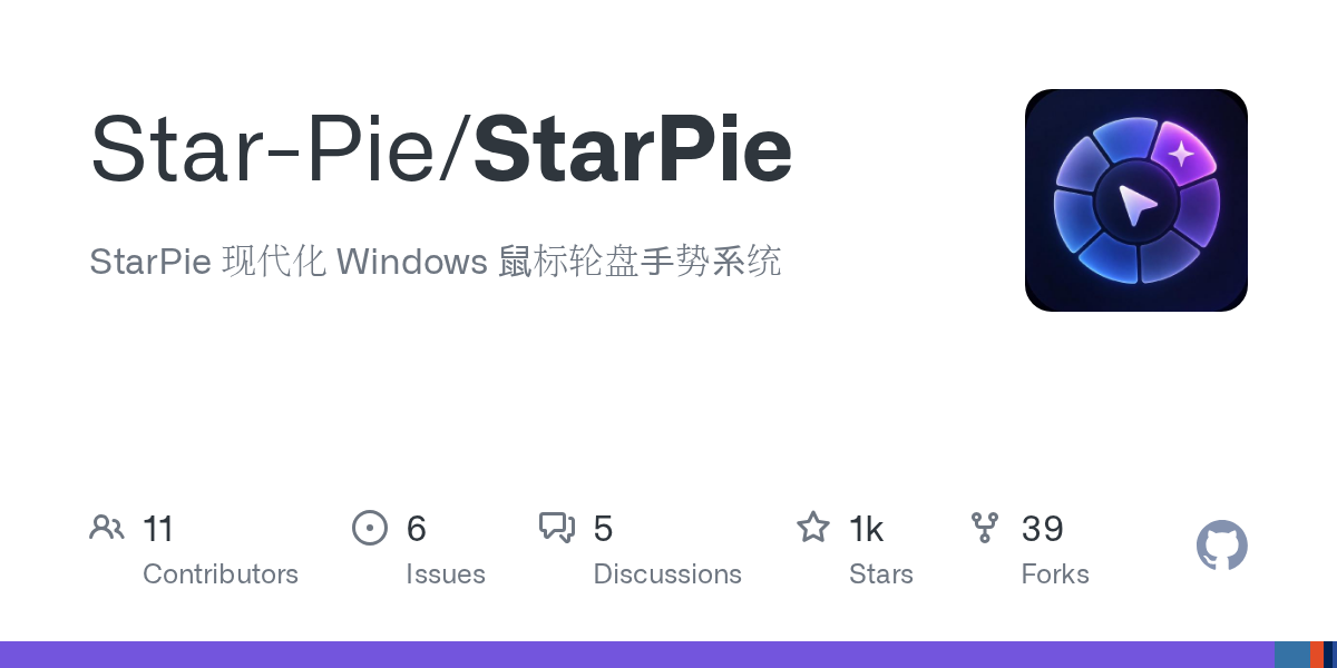 给 Windows 配一套鼠标轮盘手势（StarPie）