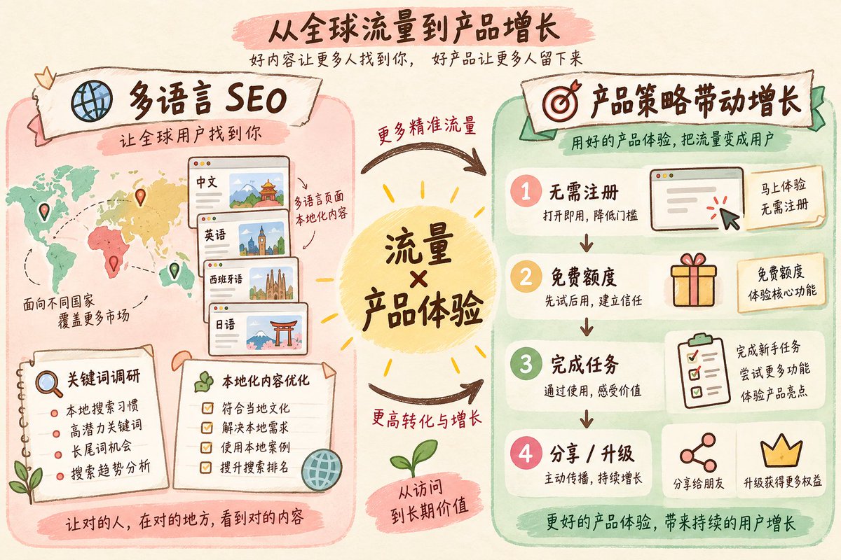 多语言 SEO 与各国流量贡献的调研要点