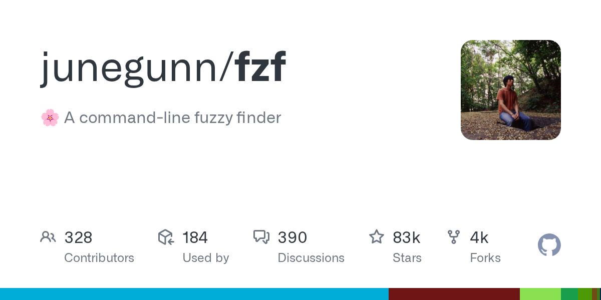 fzf 在终端中交互式筛选文件列表的界面