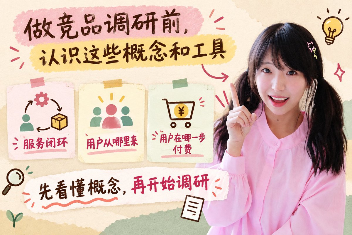 竞品调研前需要认识的概念与工具扫盲