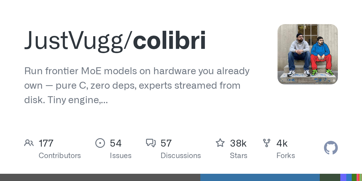 colibri 的 web 仪表盘,展示实时运行指标与专家分层