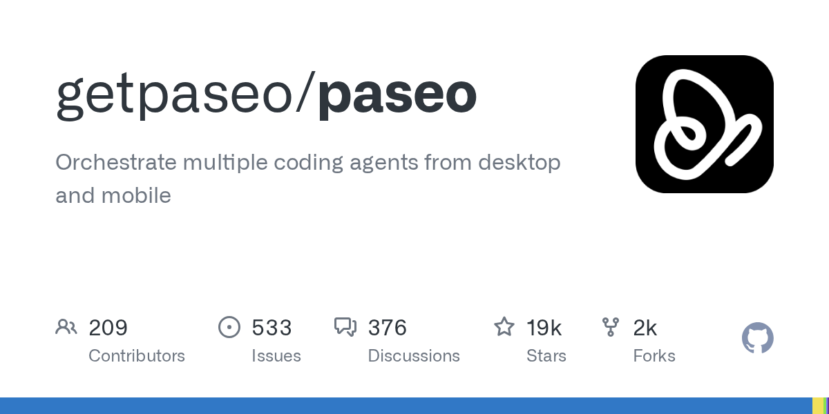 Paseo 桌面端与移动端界面示意