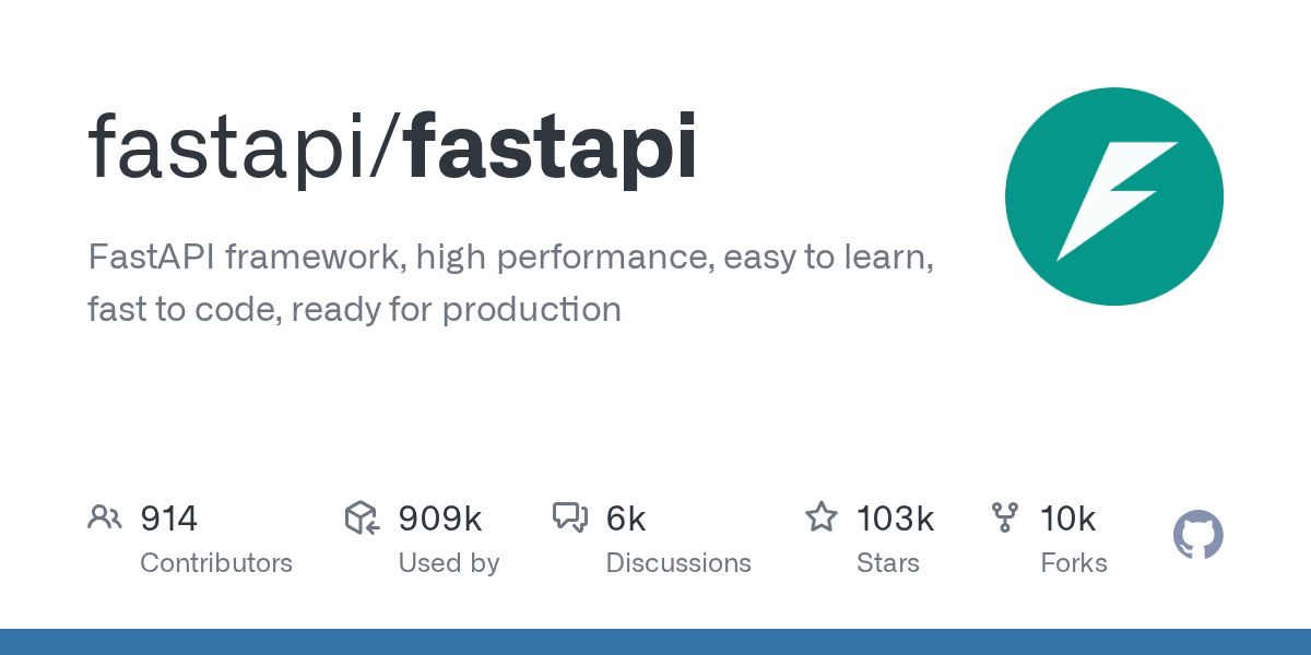 FastAPI 项目标识与文档站首页视觉
