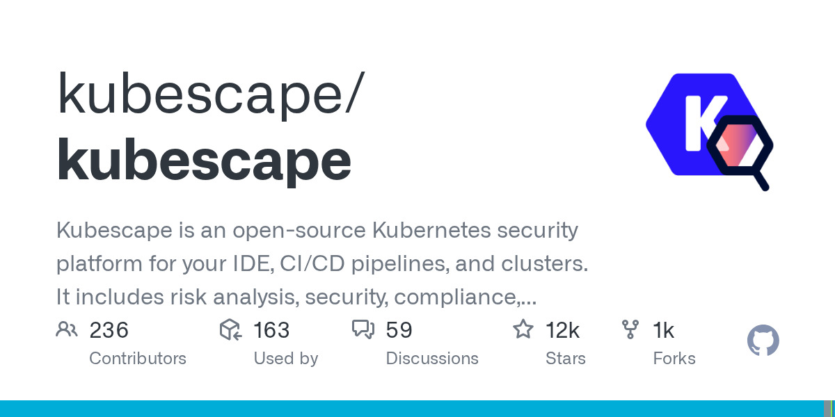 给 Kubernetes 集群和清单做安全合规扫描（Kubescape）