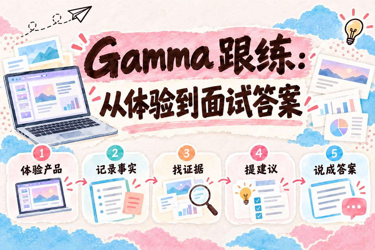 Gamma 产品分析跟练项目的准备说明