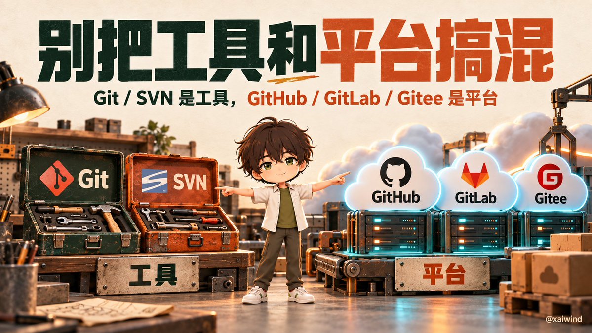 Git、SVN、GitLab、Gitee 的对比表