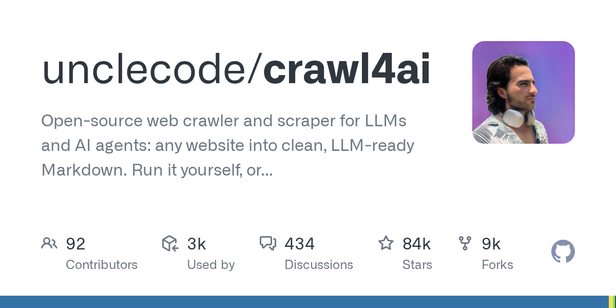 Crawl4AI 项目封面图