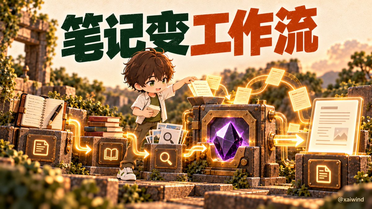 「几个能直接用的 AI 工作流」小节配图,对应下方五个工作流的表格