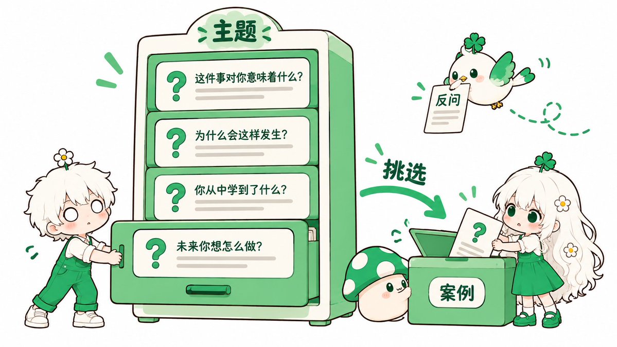 让 AI 读日记来收集个人案例的配图